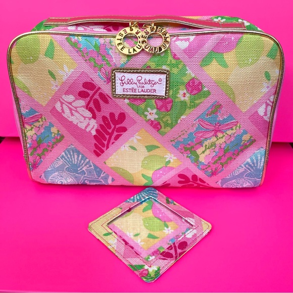 Lilly Pulitzer Bags Lilly Pulitzer Set Of Tropical Floral Print